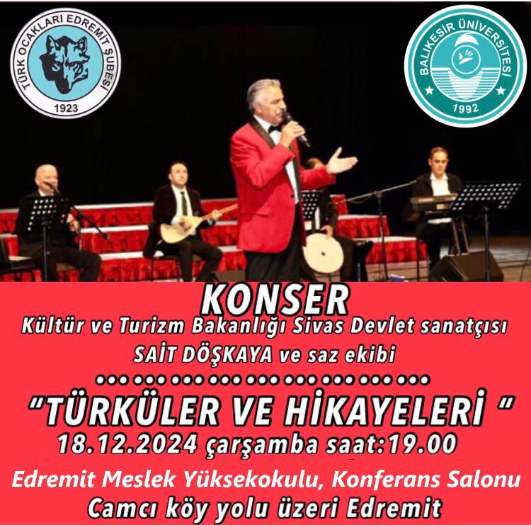 "Türküler ve Hikayeleri" Konseri