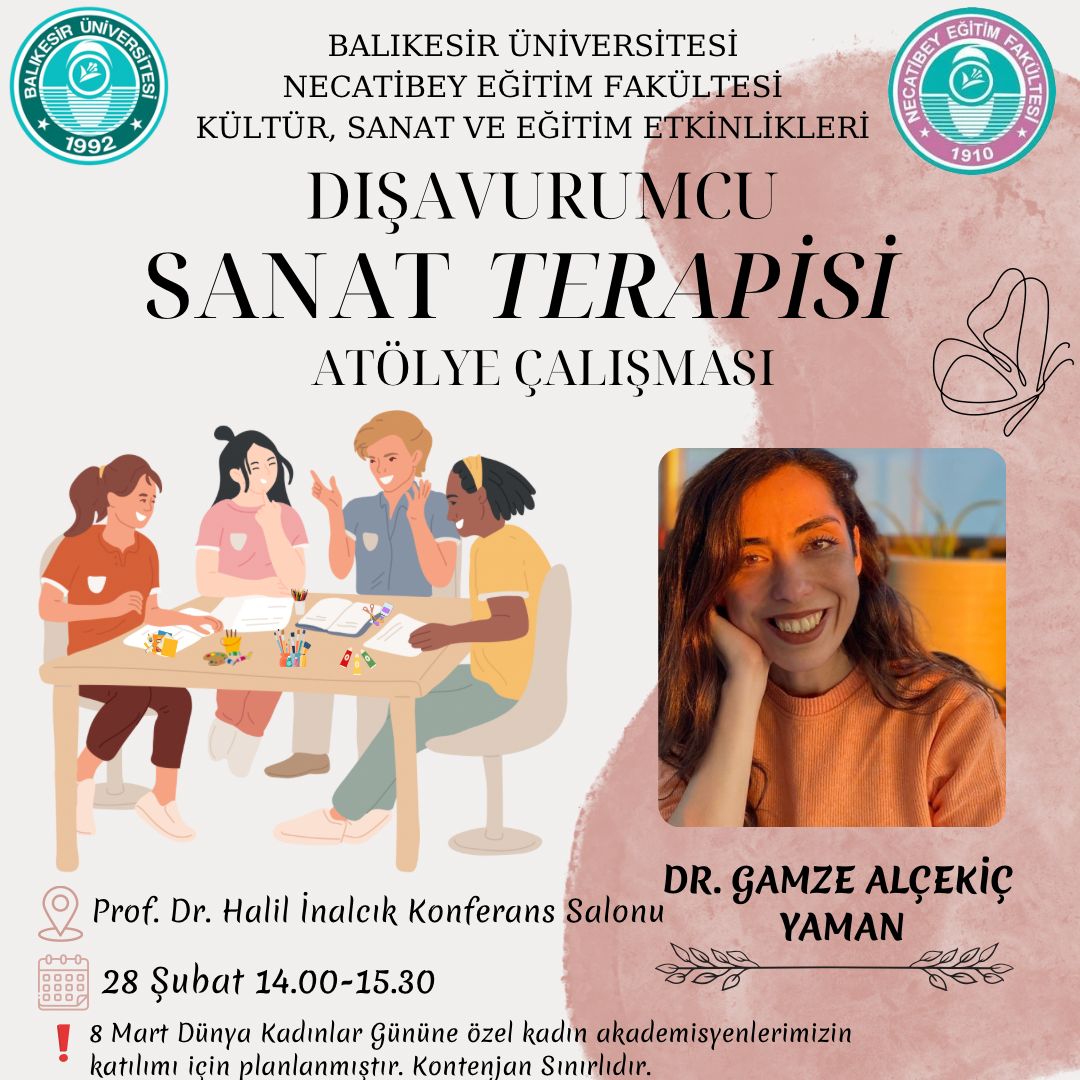 DIŞAVURUMCU SANAT TERAPİSİ ATÖLYE ÇALIŞMASI