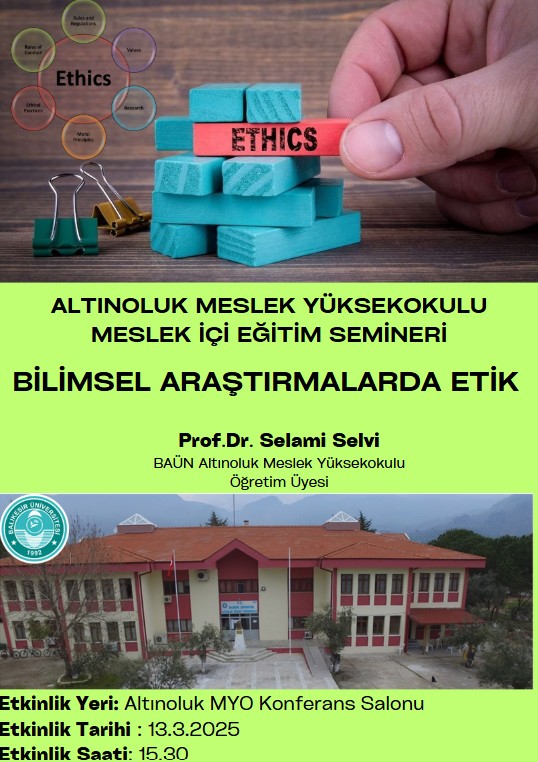 Bilimsel Araştırmalarda Etik