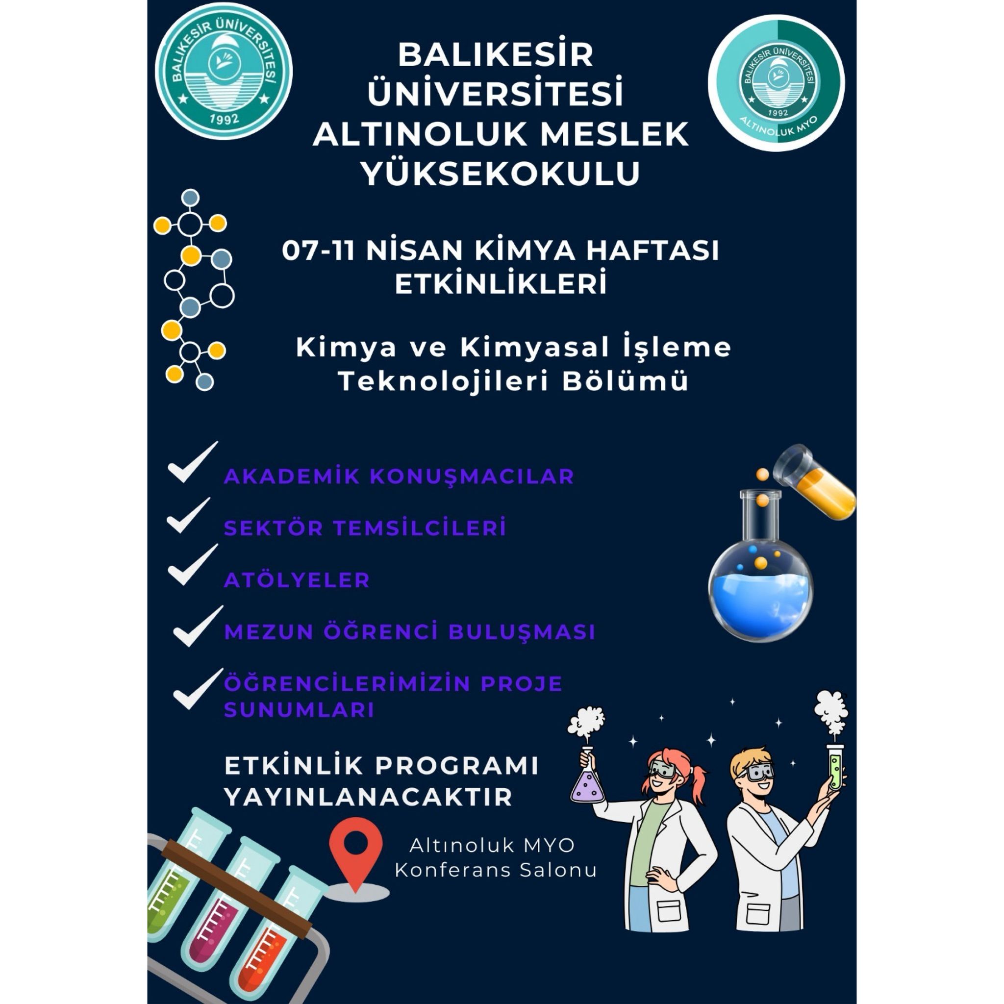 Kimya Haftası Etkinlikleri
