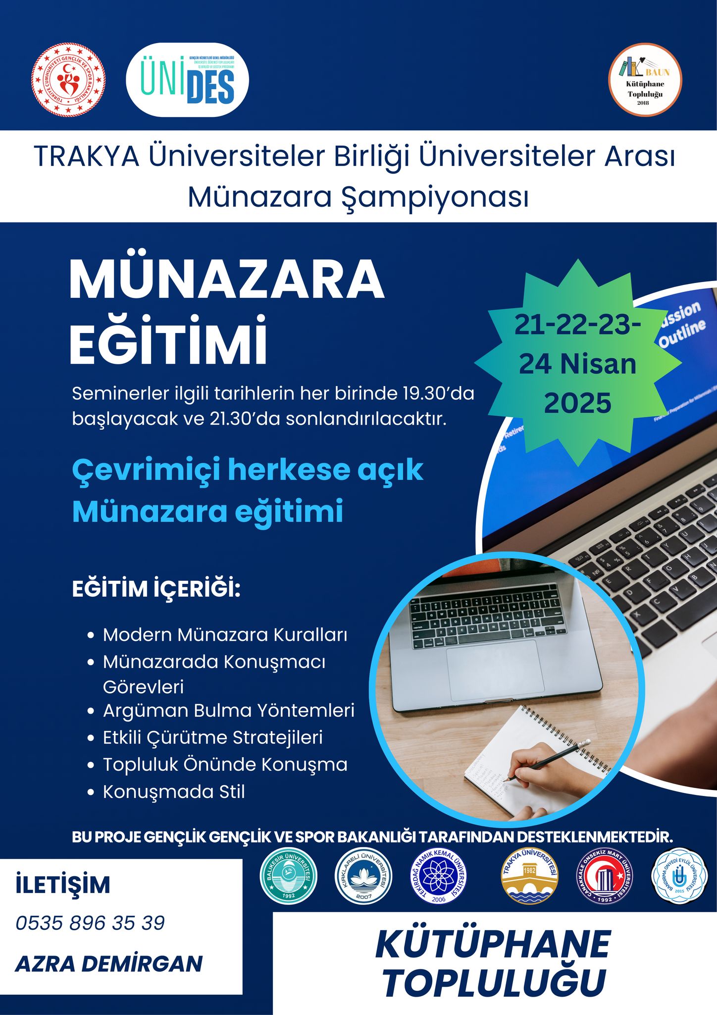 Trakya Üniversiteler Birliği Üniversiteler Arası Münazara Şampiyonası