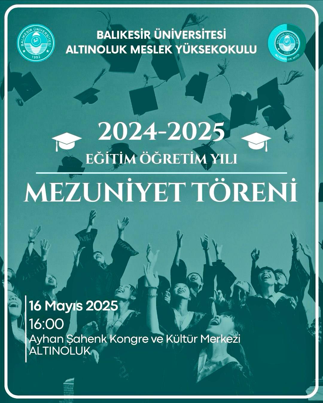 Altınoluk MYO Mezuniyet Töreni 