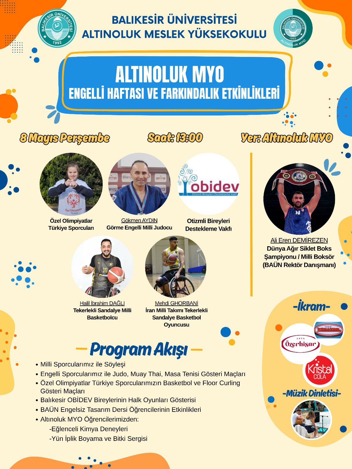 Engelli Haftası ve Farkındalık Etkinlikleri