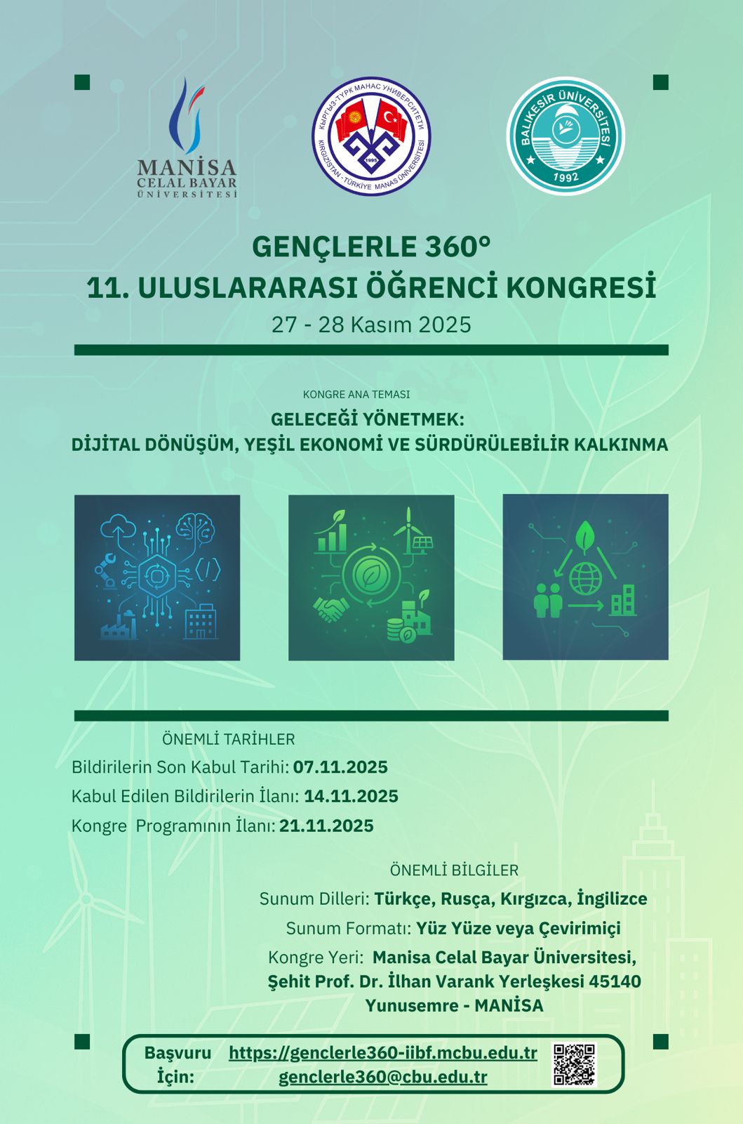Gençlerle 360 11. Uluslararası Öğrenci Kongresi 