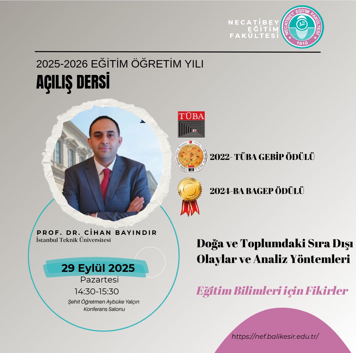 2025-2026 Eğitim Öğretim Yılı Açılış Dersi