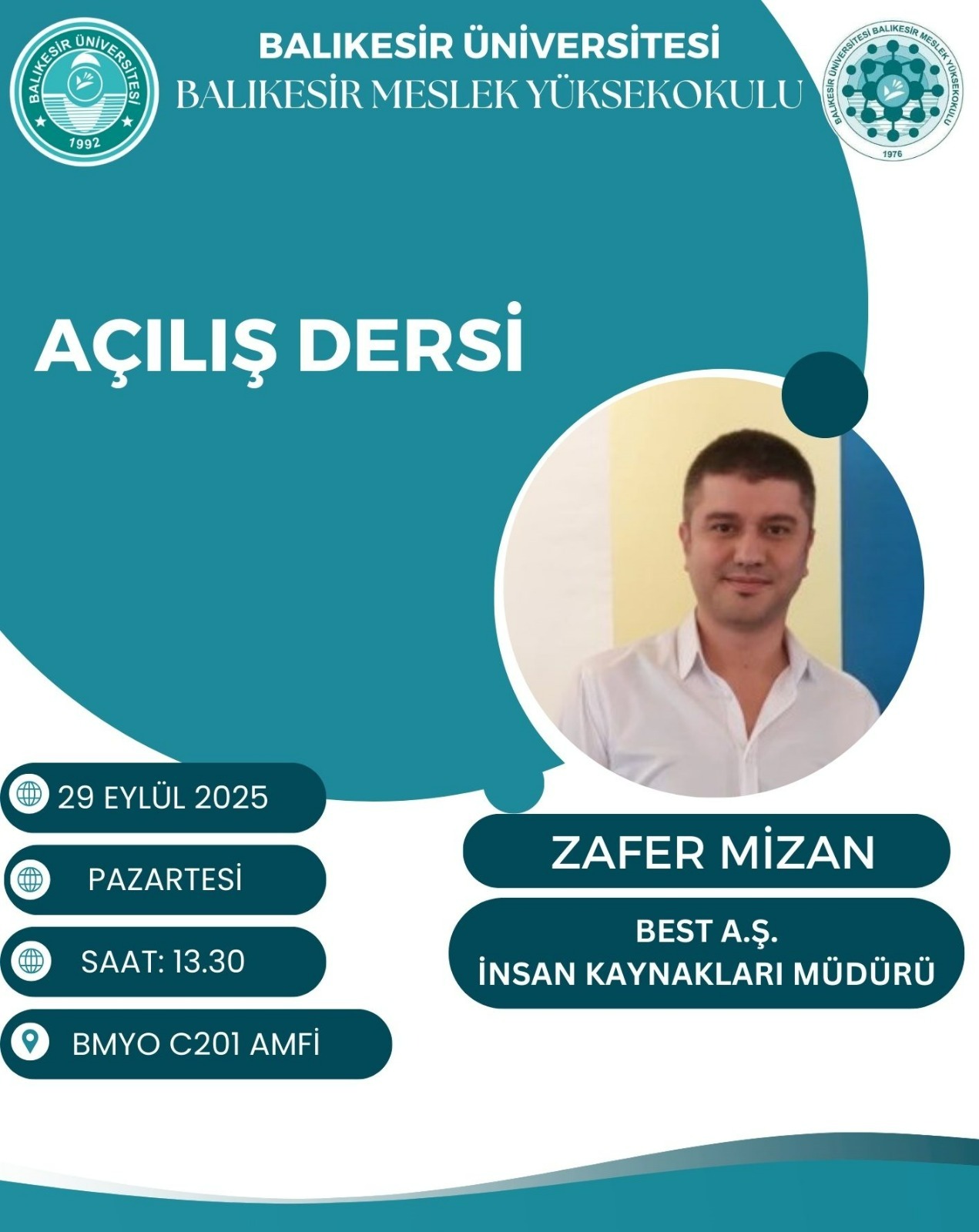 2025-2026 Eğitim Öğretim Yılı Açılış Dersi