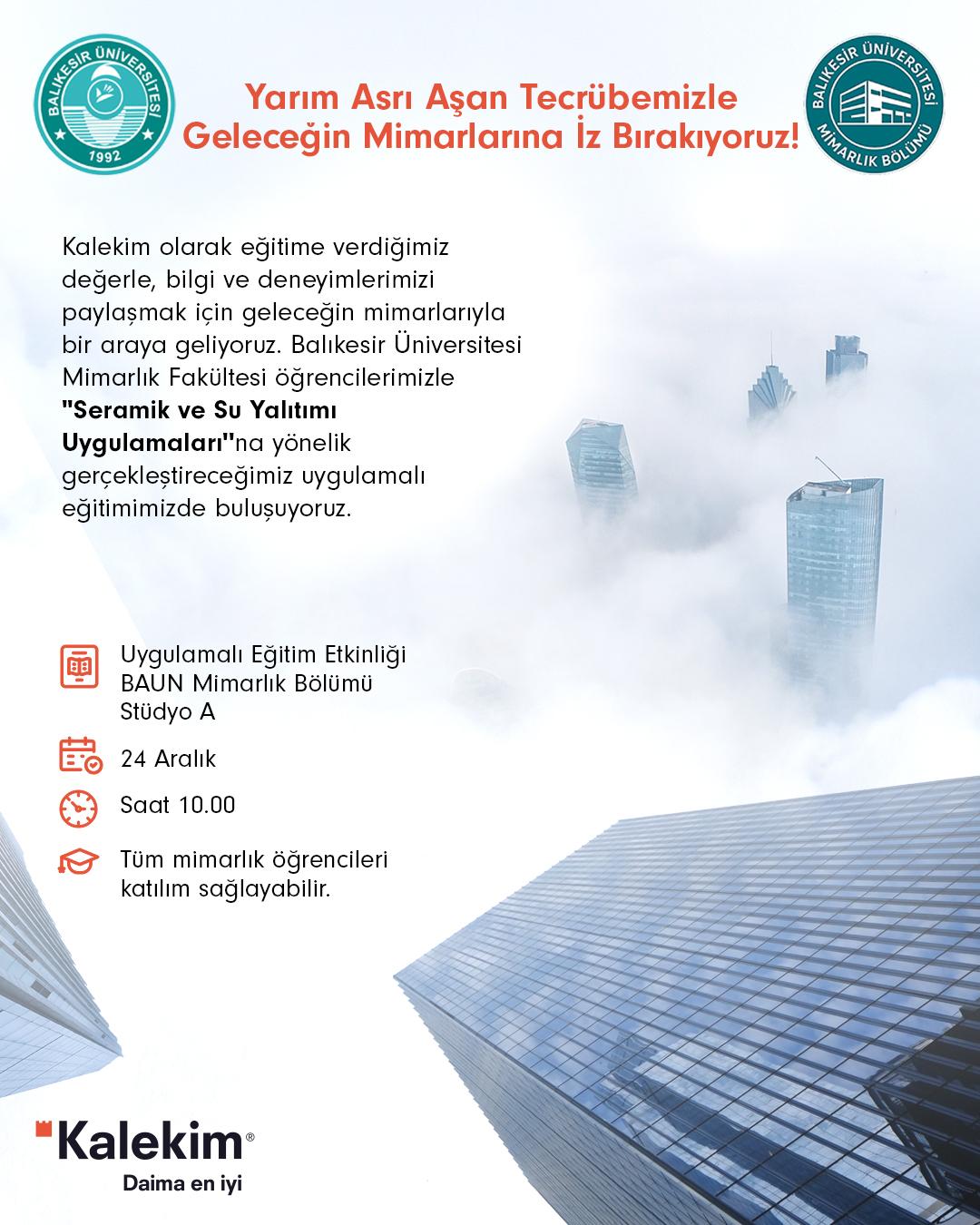 Yarım Asrı Aşan Tecrübemizle Geleceğin Mimarlarına İz Bırakıyoruz