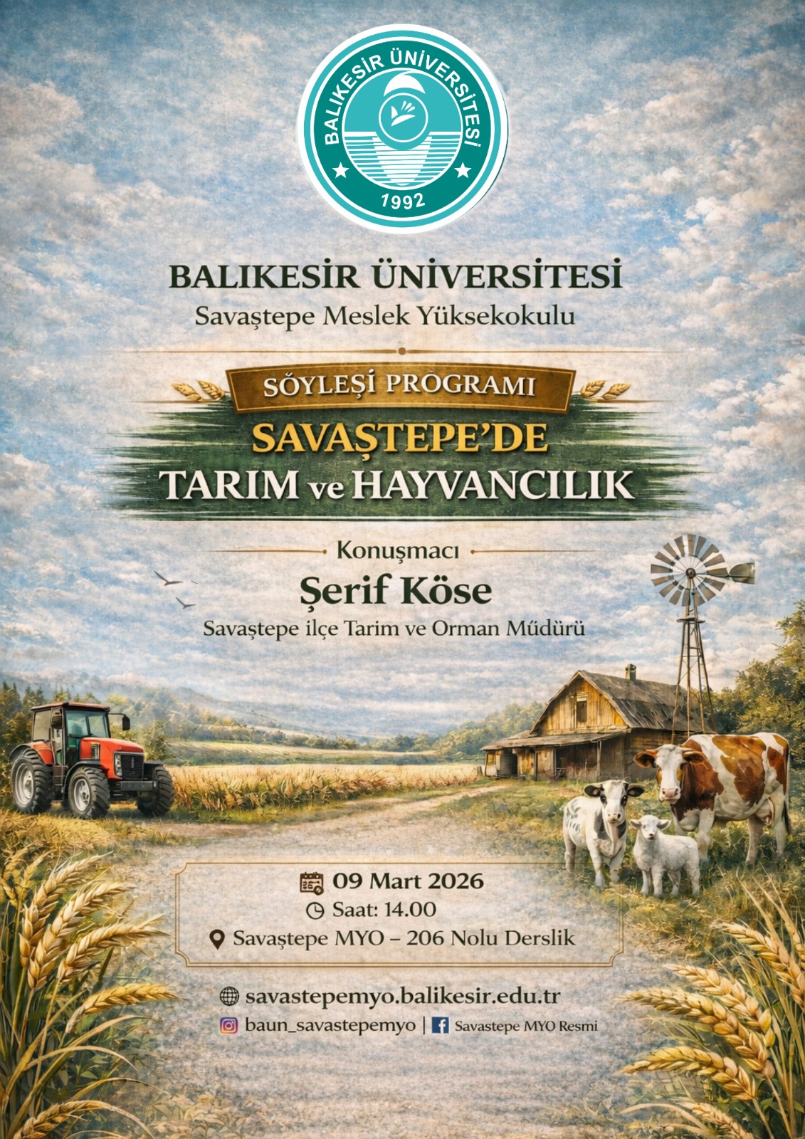  Savaştepe’de Tarım ve Hayvancılık