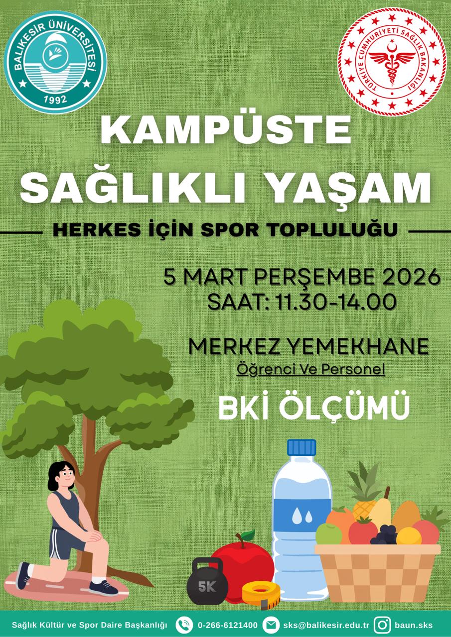 Kampüste Sağlıklı Yaşam BKİ Ölçümleri