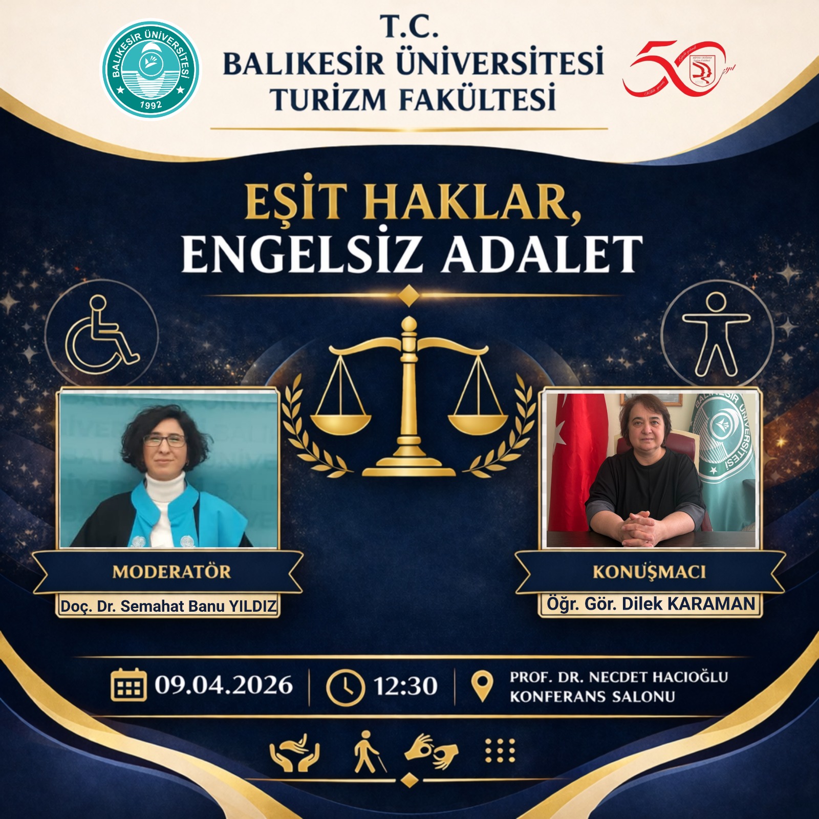 Eşit Haklar, Engelsiz Adalet