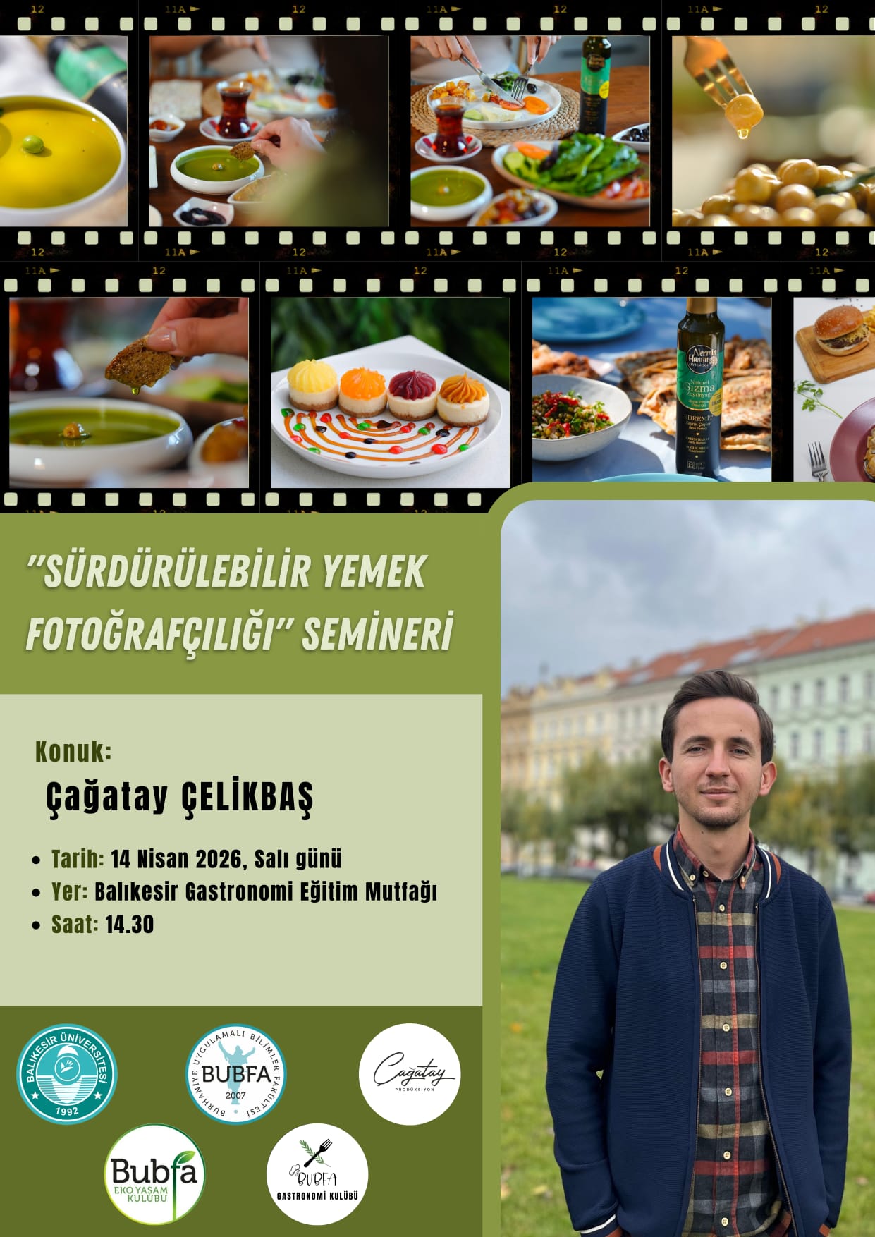 "Sürdürülebilir Yemek Fotoğrafçılığı" Semineri