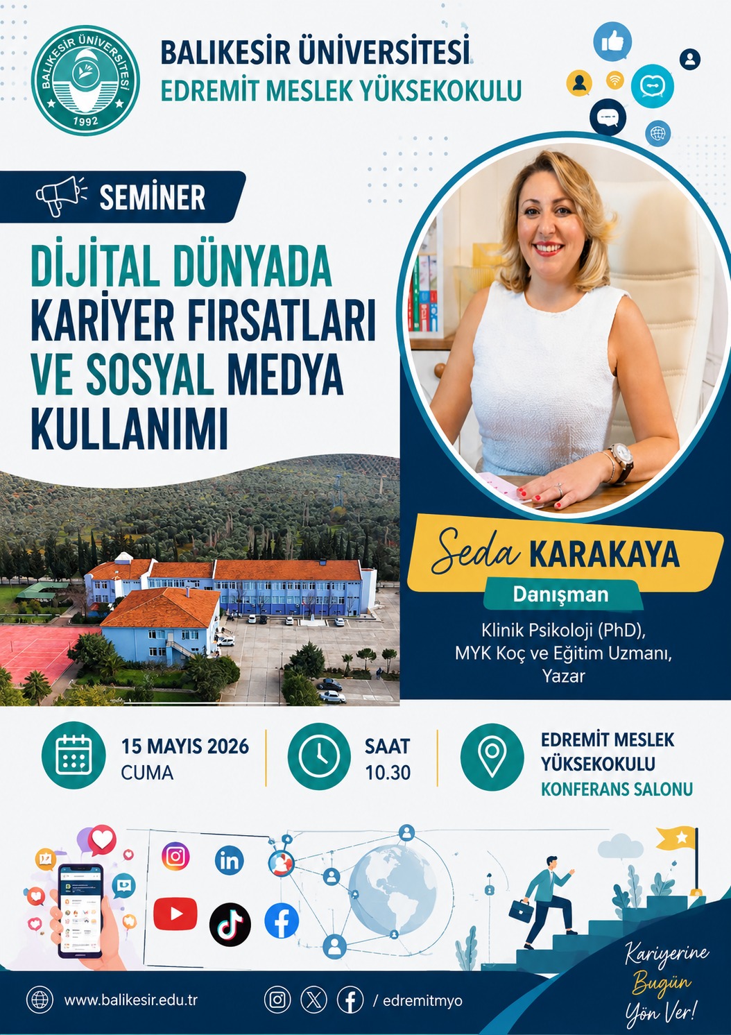 Digital Dünyada Kariyer Fırsatları ve Sosyal Medya Kullanımı Semineri