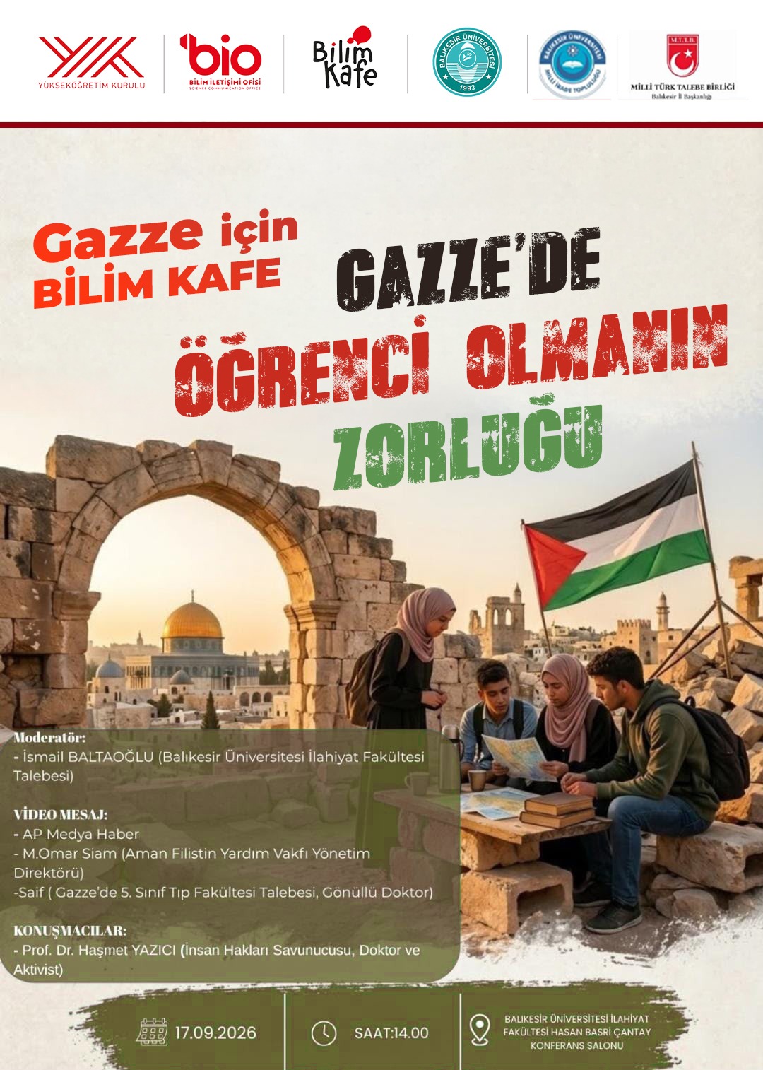 GAZZE'DE ÖĞRENCİ OLMANIN ZORLUĞU  