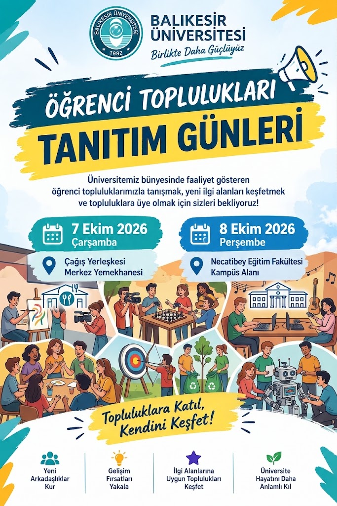 Öğrenci Toplulukları Tanıtım Günleri