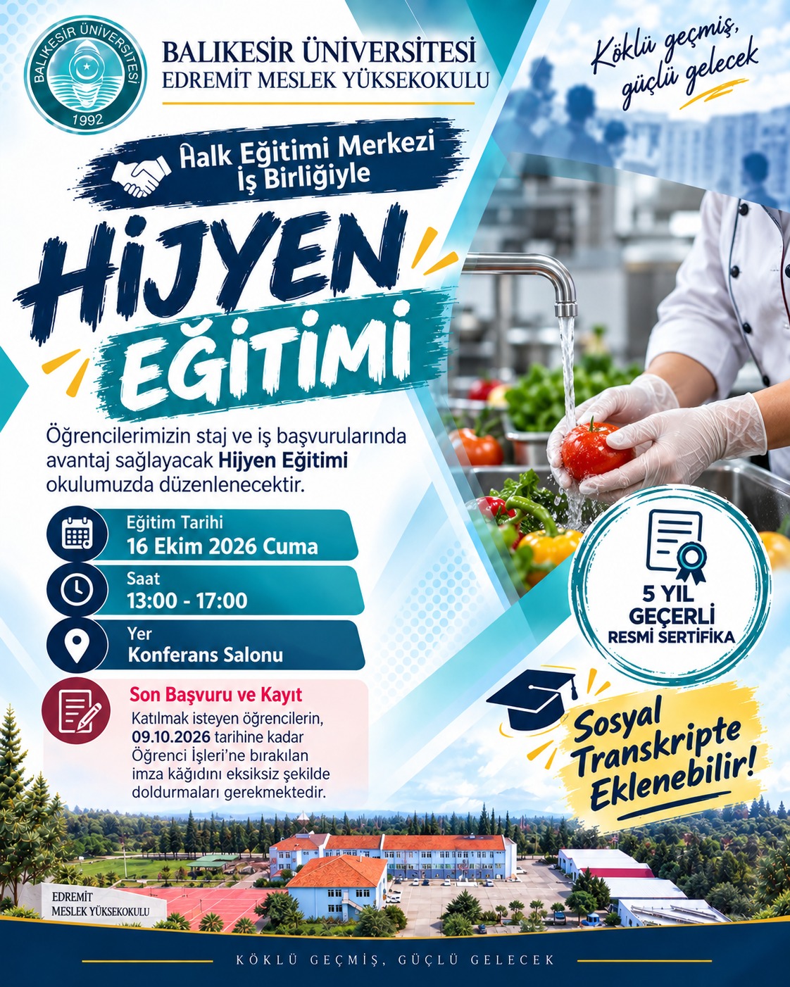 Halk Eğitim Merkezi İşbirliğiyle Hijyen Eğitimi