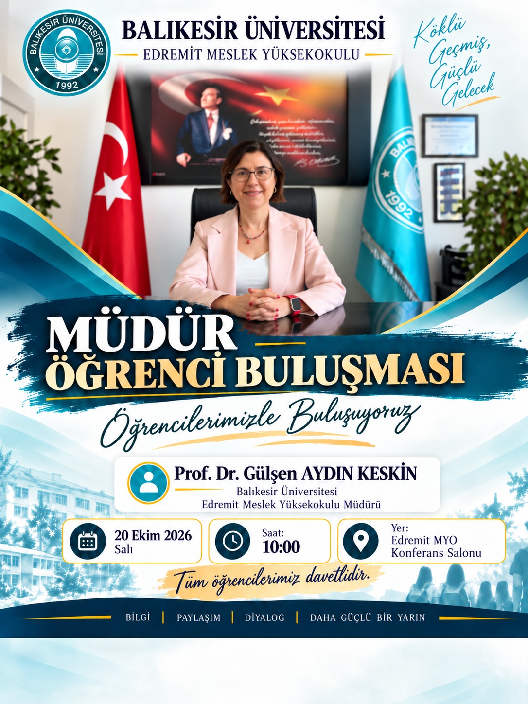 Müdür-Öğrenci Buluşmasına Davet