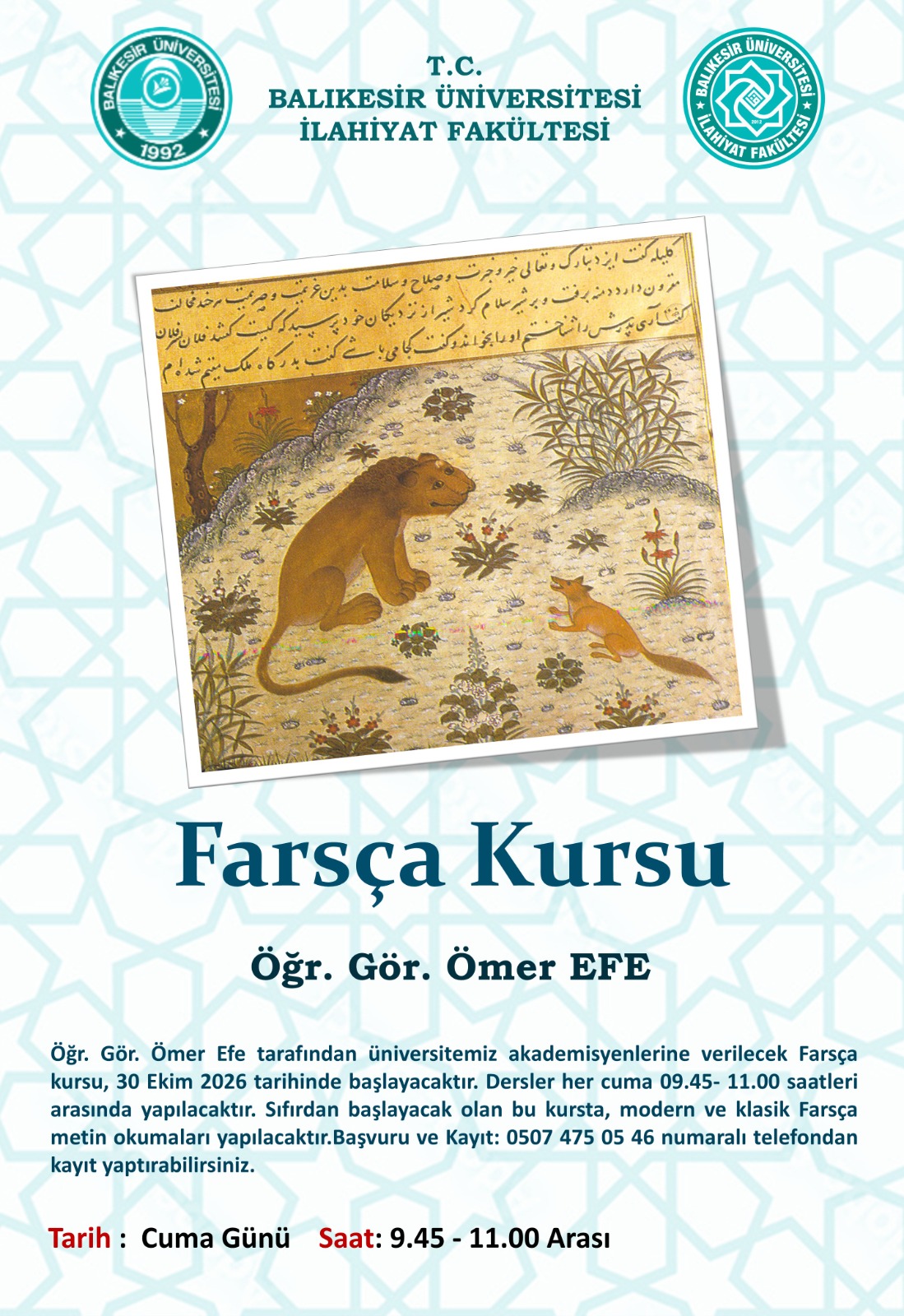 Farsça Kursu