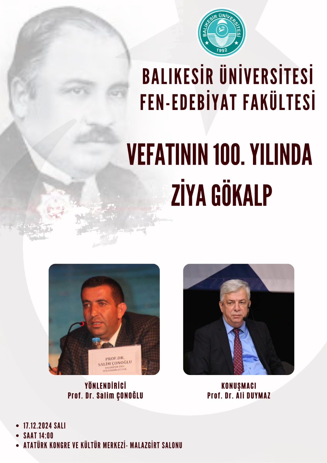 Vefatının 100. Yılında Ziya Gökalp