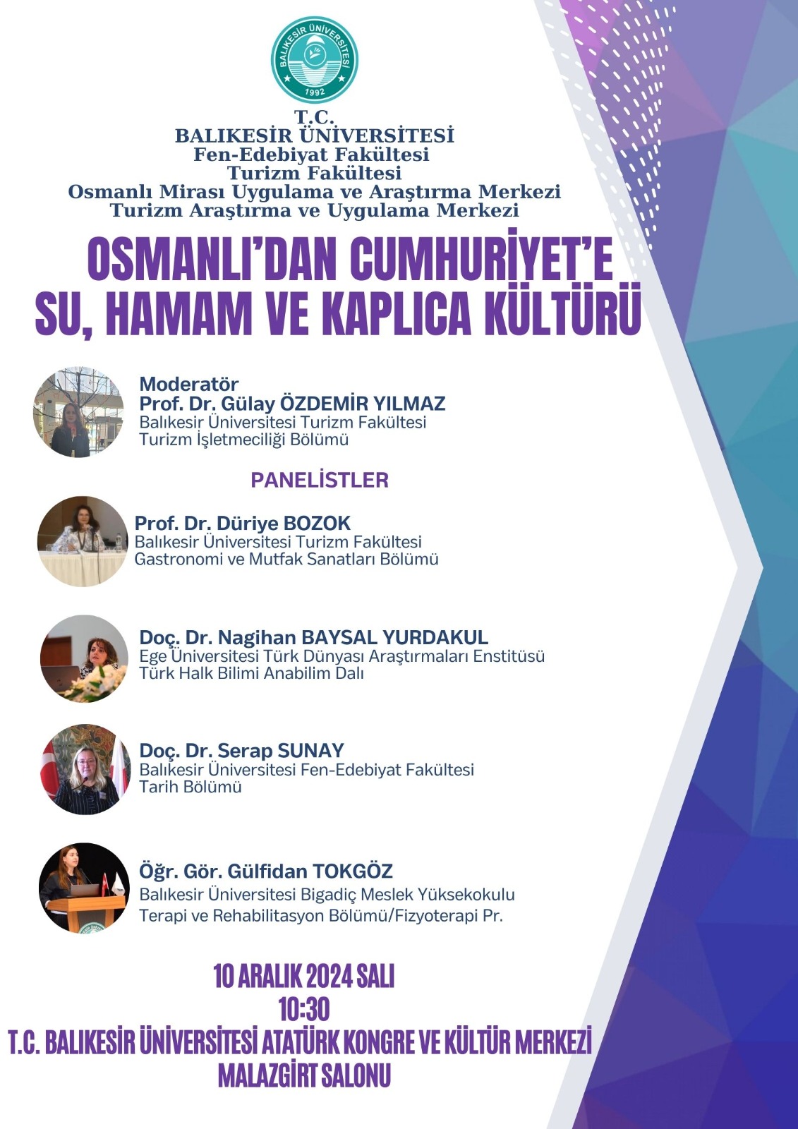Osmanlıdan  Cumhuriyete Su, Hamam ve Kaplıca
