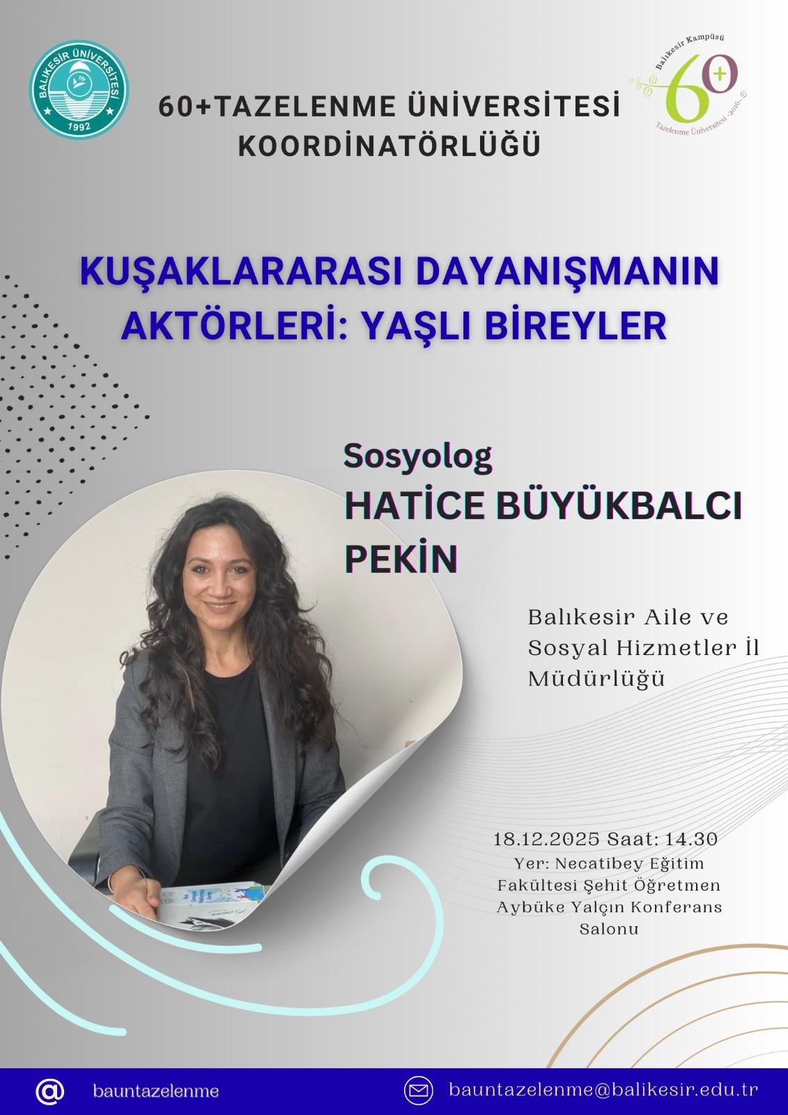 KUŞAKLARARASI DAYANIŞMANIN AKTÖRLERİ: YAŞLI BİREYLER