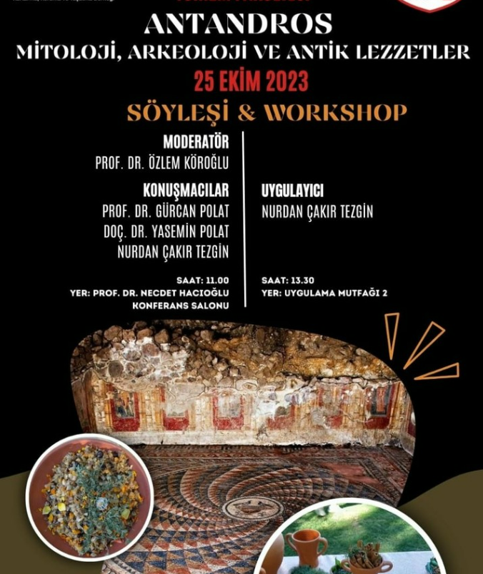 Antandros Mitoloji, Arkeoloji ve Antik Lezzetler Söyleşisi 