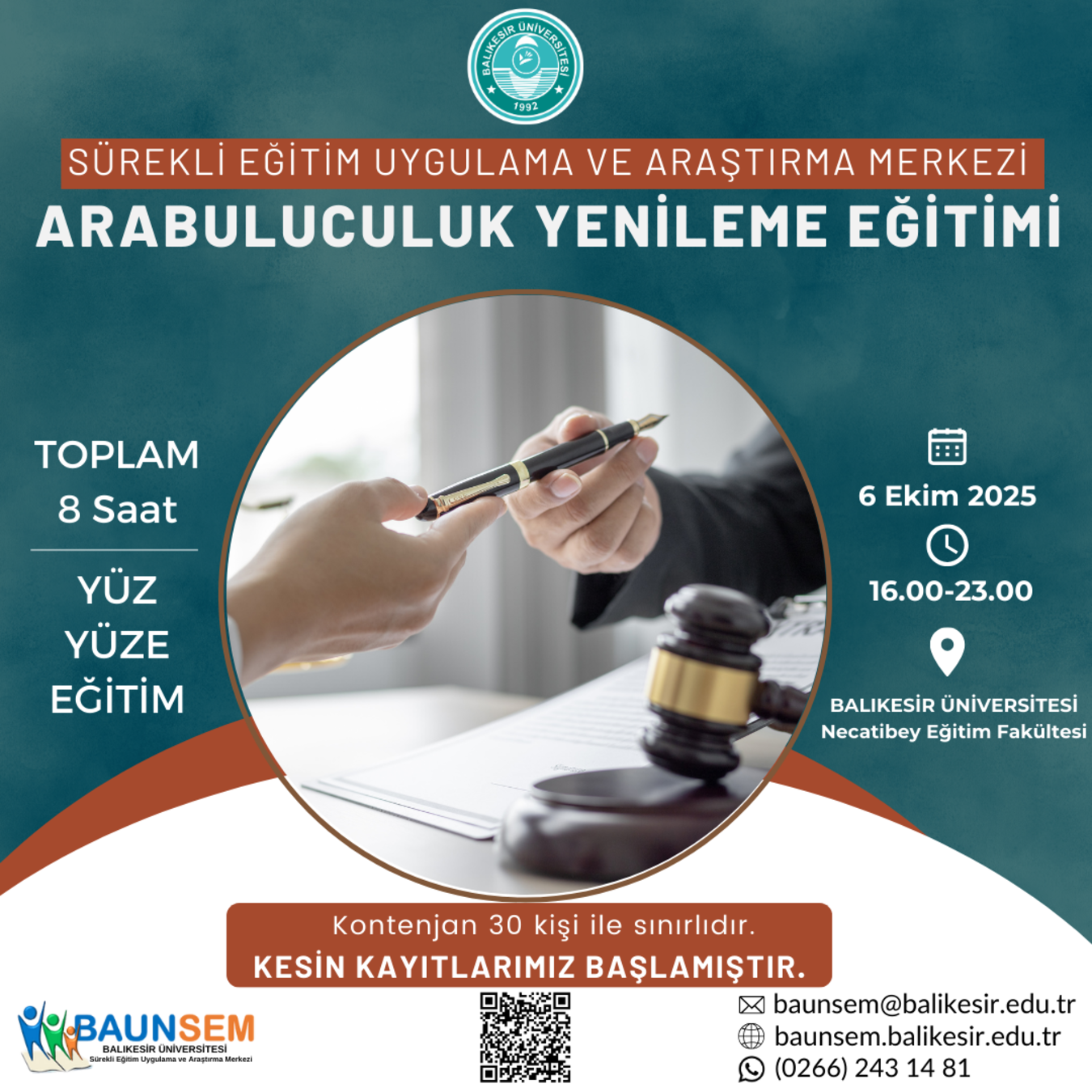 ARABULUCULUK YENİLEME EĞİTİMİ