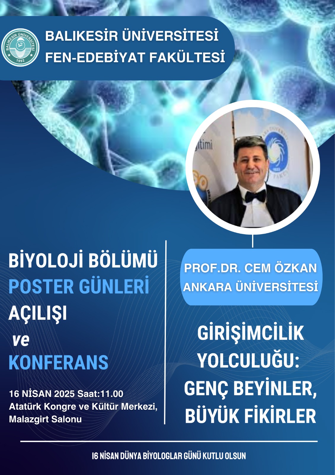 Biyoloji Bölümü Poster Günleri ve Konferans