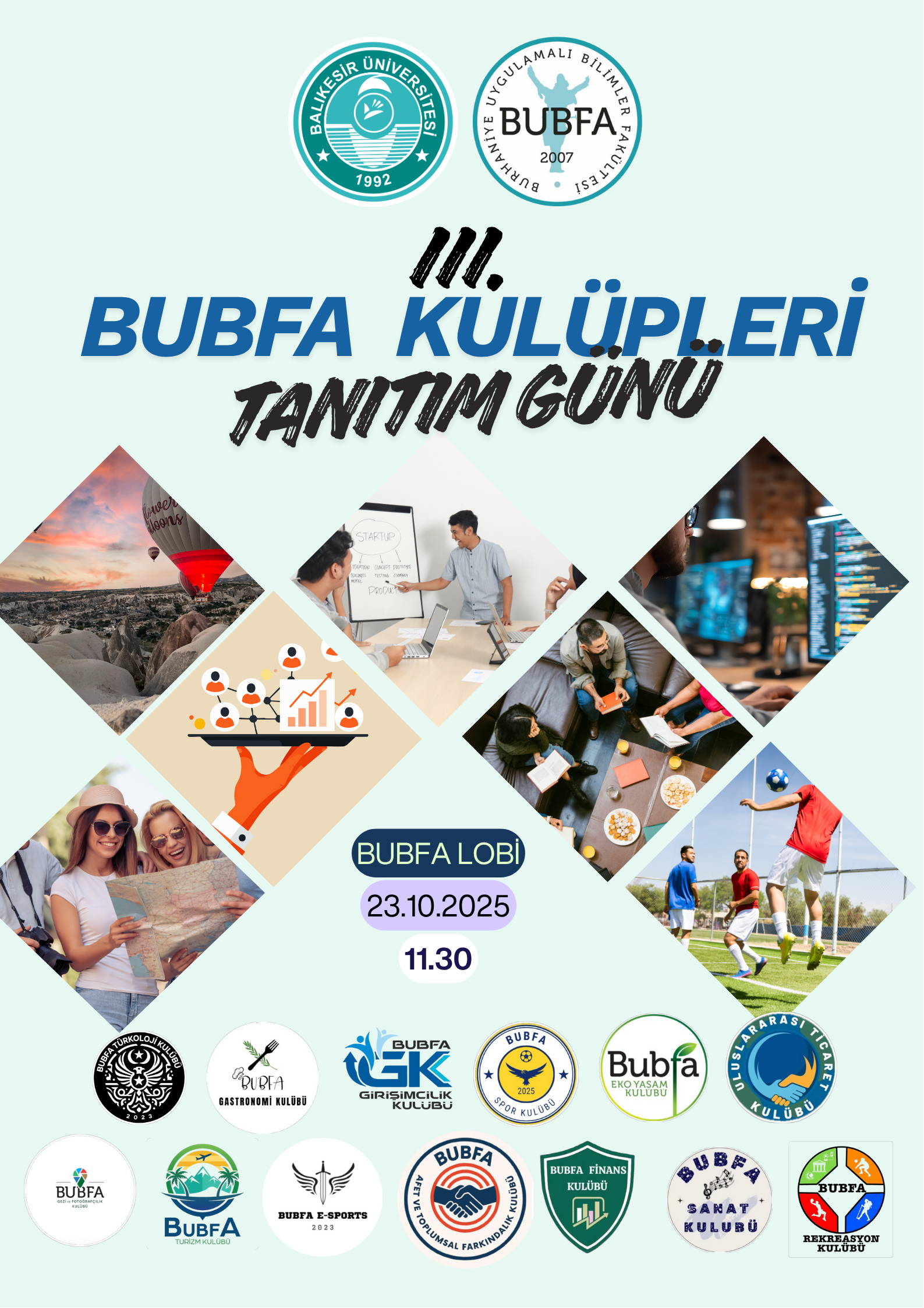 III. BUBFA KULÜPLERİ TANITIM GÜNLERİ