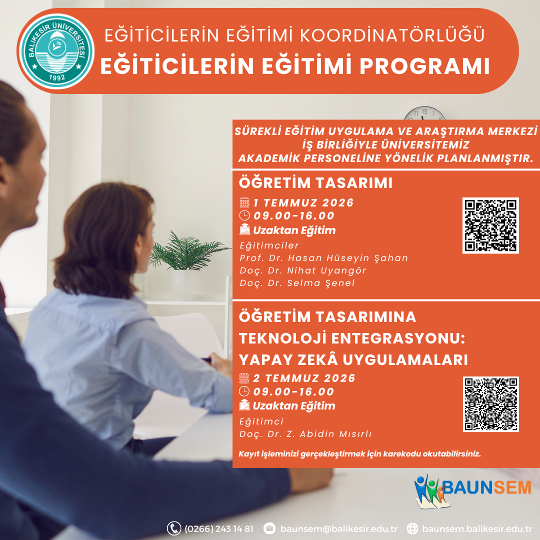EĞİTİCİLERİN EĞİTİMİ SERTİFİKA PROGRAMI