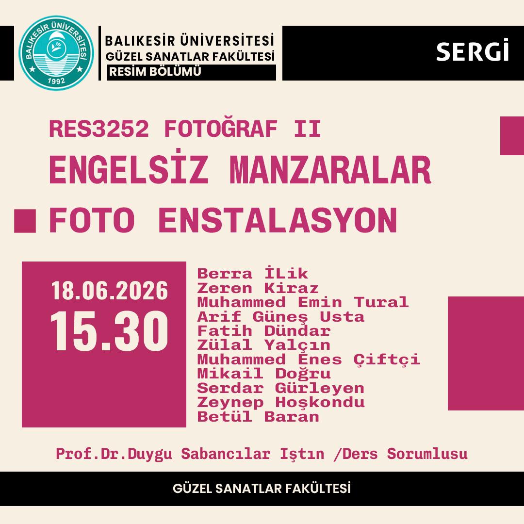 ENGELSİZ MANZARALAR