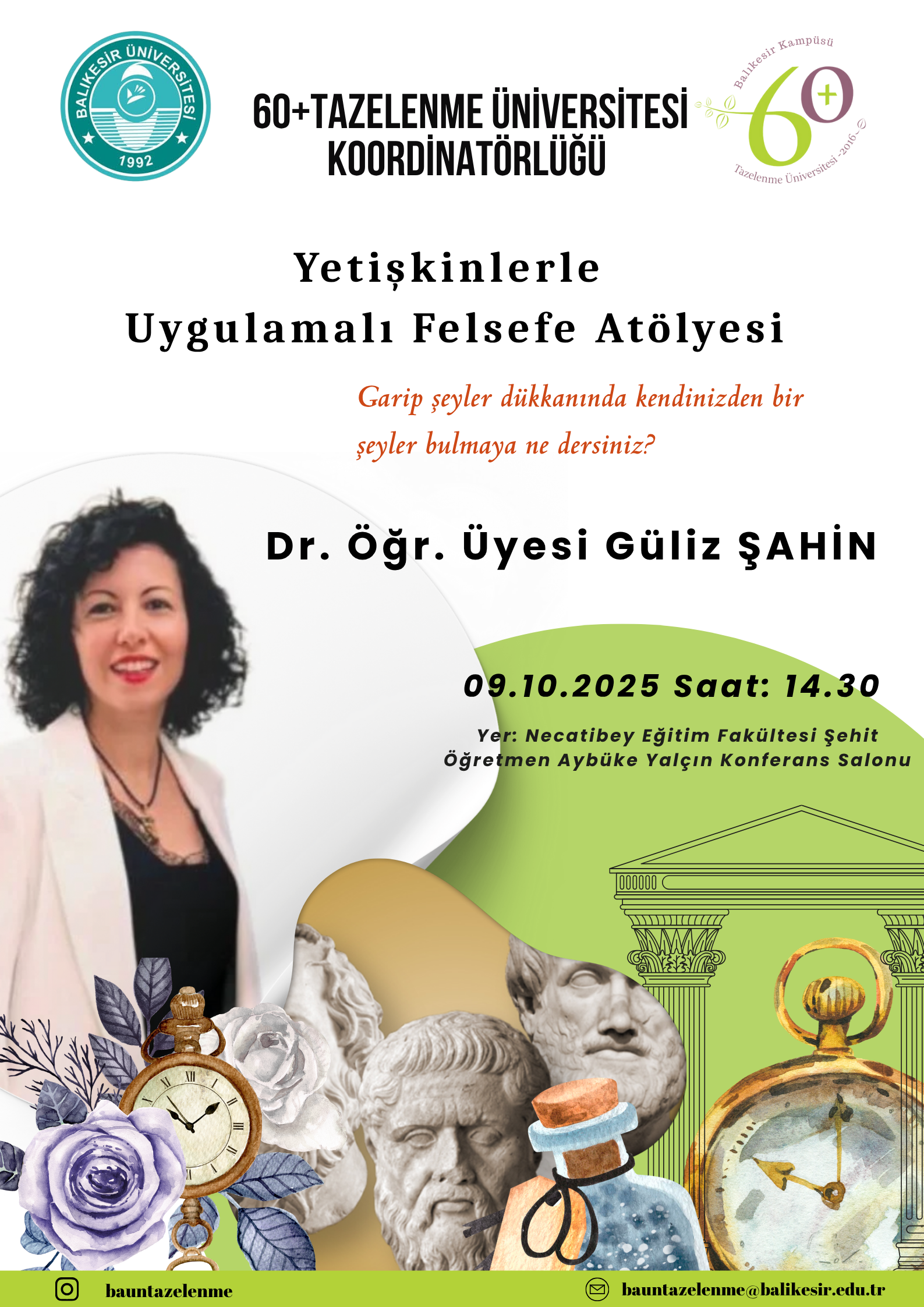 Yetişkinlerle Uygulamalı Felsefe Atölyesi