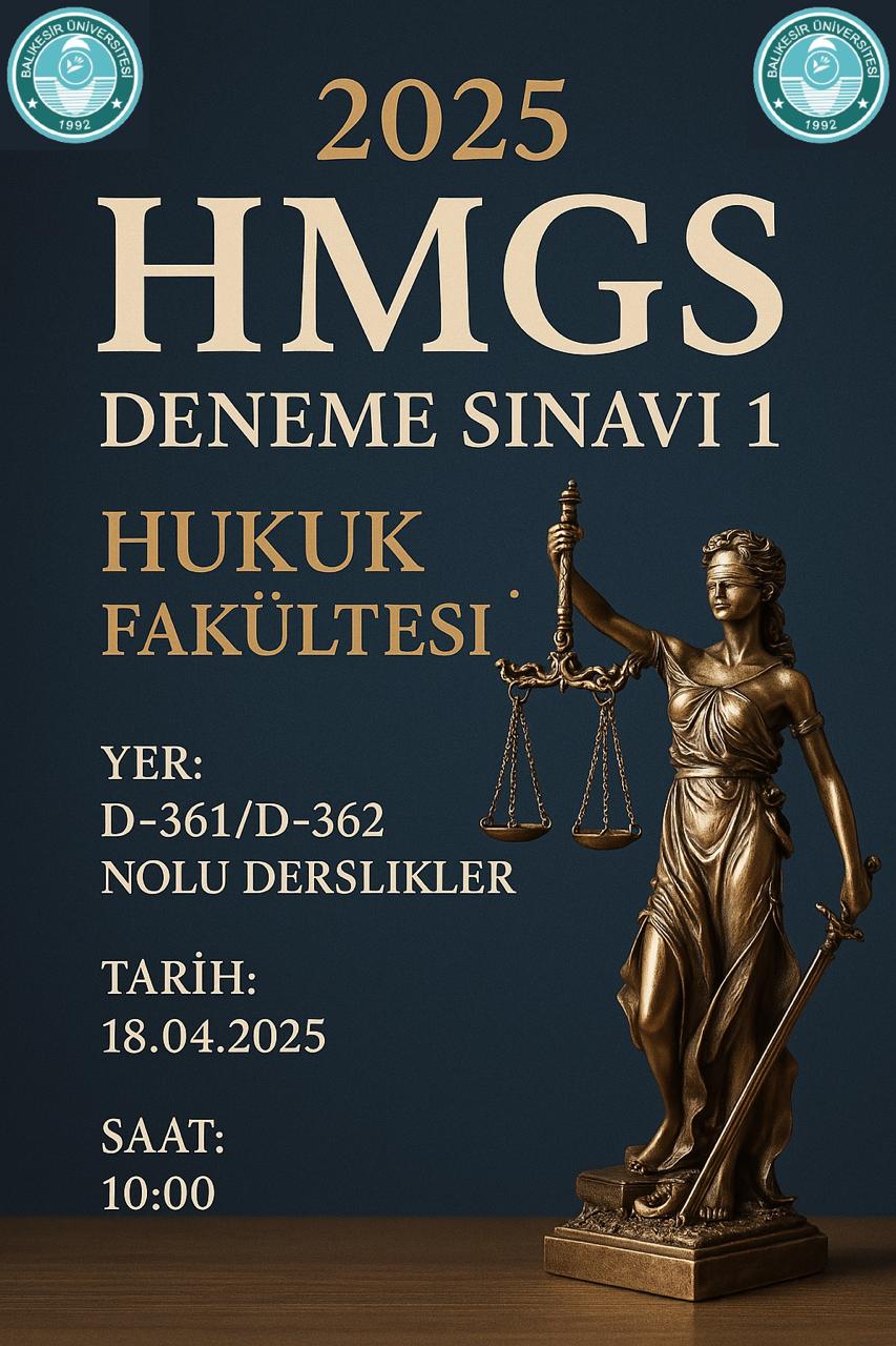 Hukuk Mesleklerine Giriş Deneme Sınavı