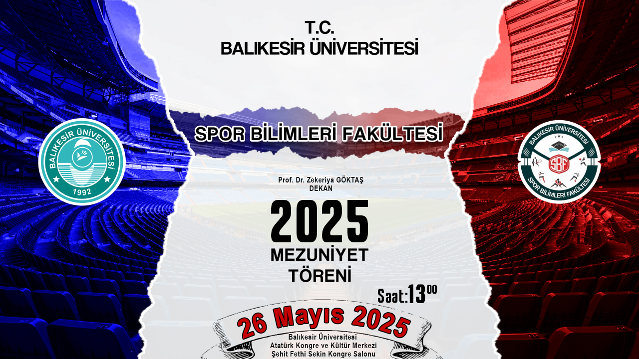 Spor Bilimleri Fakültesi Mezuniyet Töreni