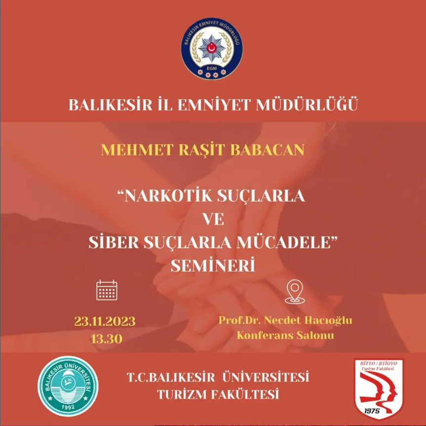 "Narkotik Suçlarla Ve Siber Suçlarla Mücadele" 