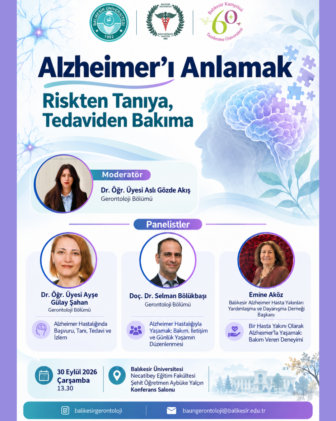 Alzheimer’ı Anlamak: Riskten Tanıya, Tedaviden Bakıma