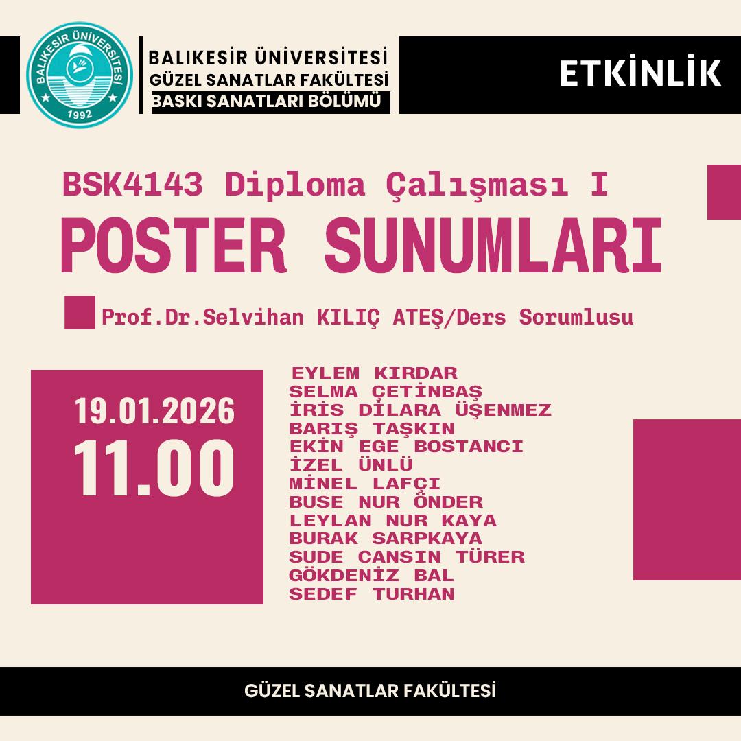 poster sunumları 