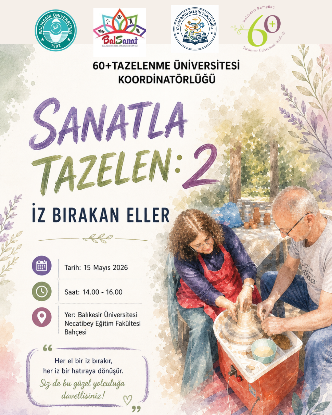 Sanatla Tazelen: İz Bırakan Eller 2