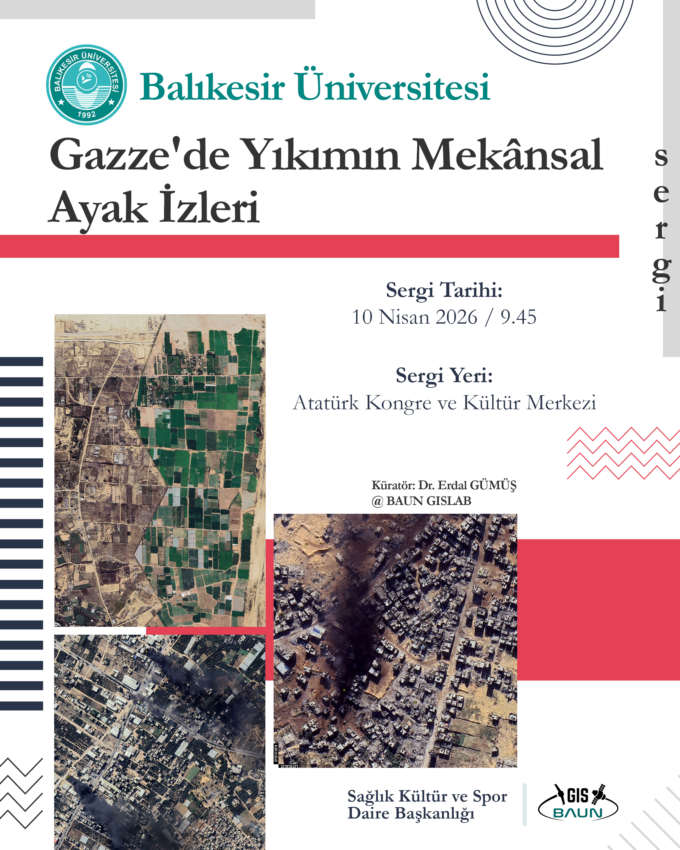 Gazze'de Yıkımın Mekânsal  Ayak İzleri