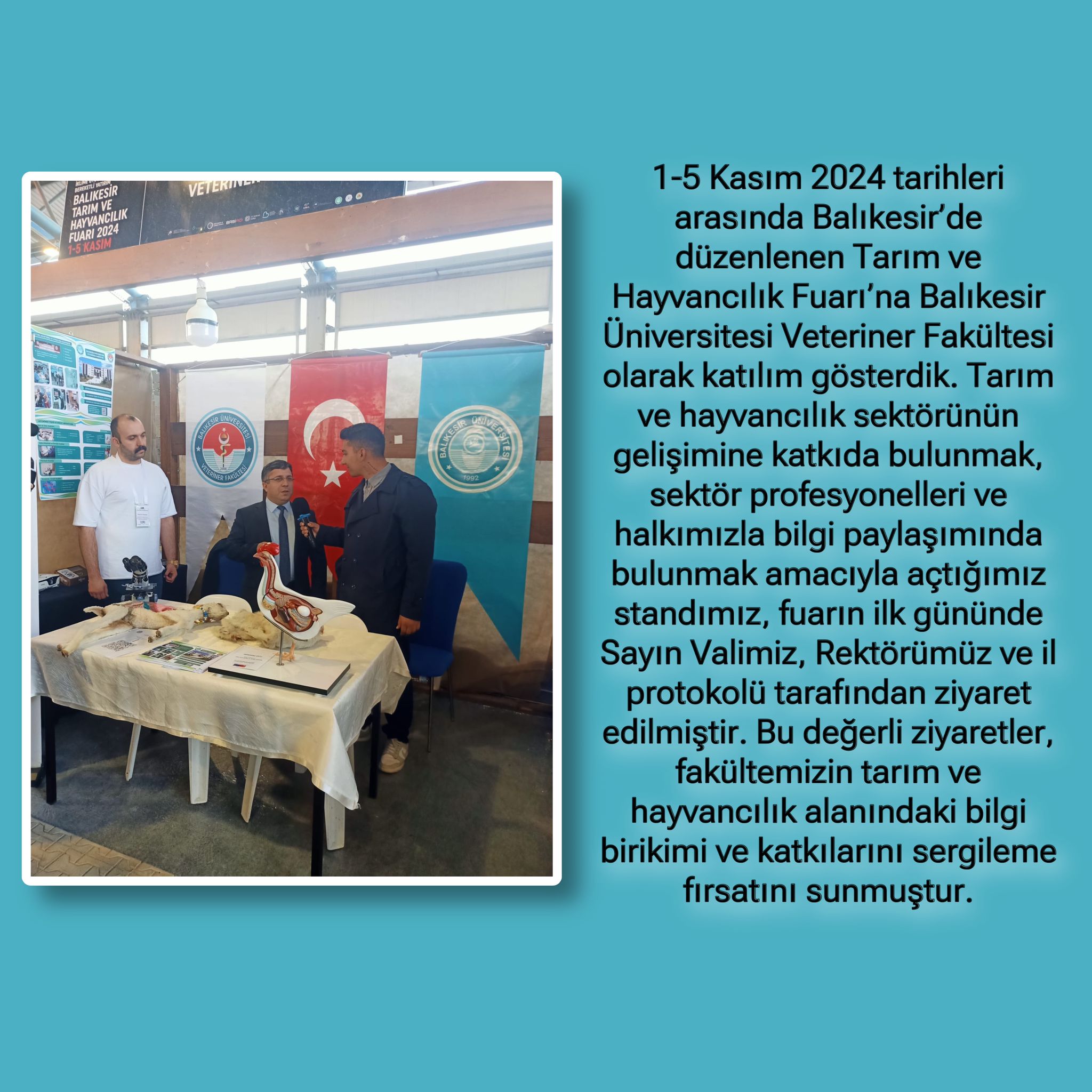 1 - 5 Kasım Balıkesir Tarım ve Hayvancılık Fuarı