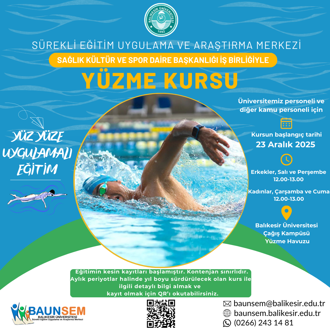 YÜZME KURSU