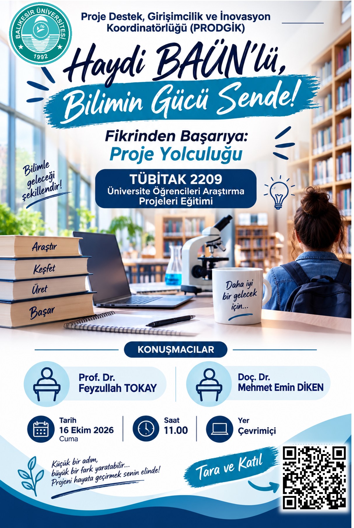 TÜBİTAK 2209 Üniversite Öğrencileri Araştırma Projeleri Eğitimi