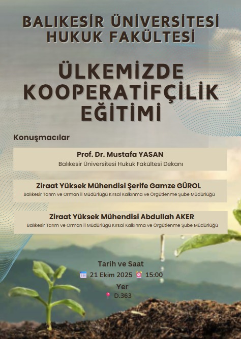 "Ülkemizde Kooperatifçilik Eğitimi" Paneli