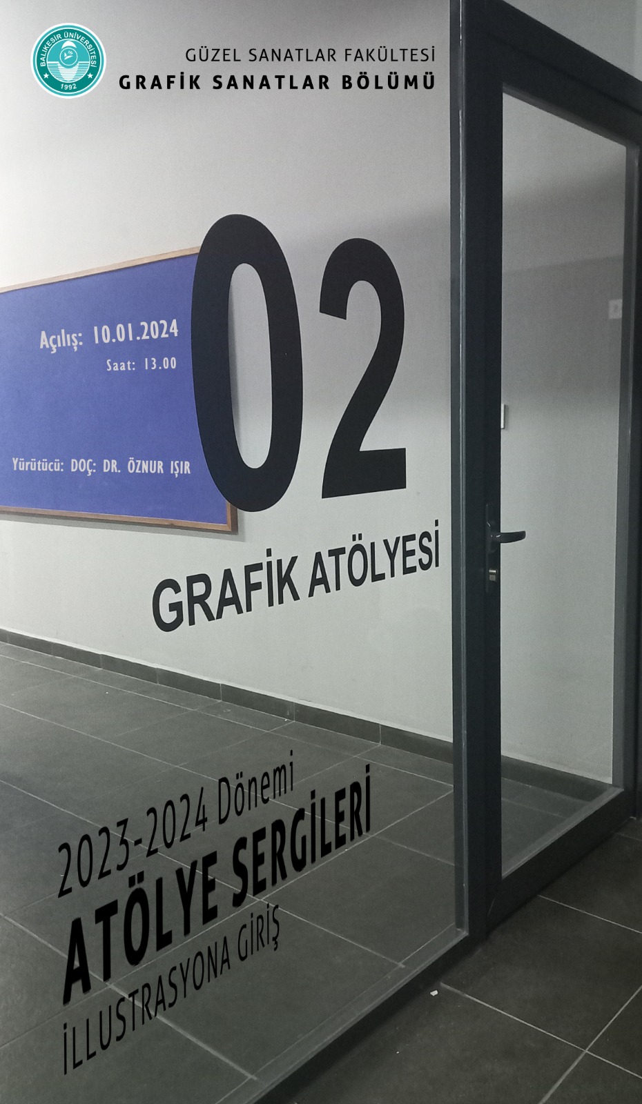 2023 -2024 Dönemi İllüstrasyona Giriş Dersi Atölye Sergisi