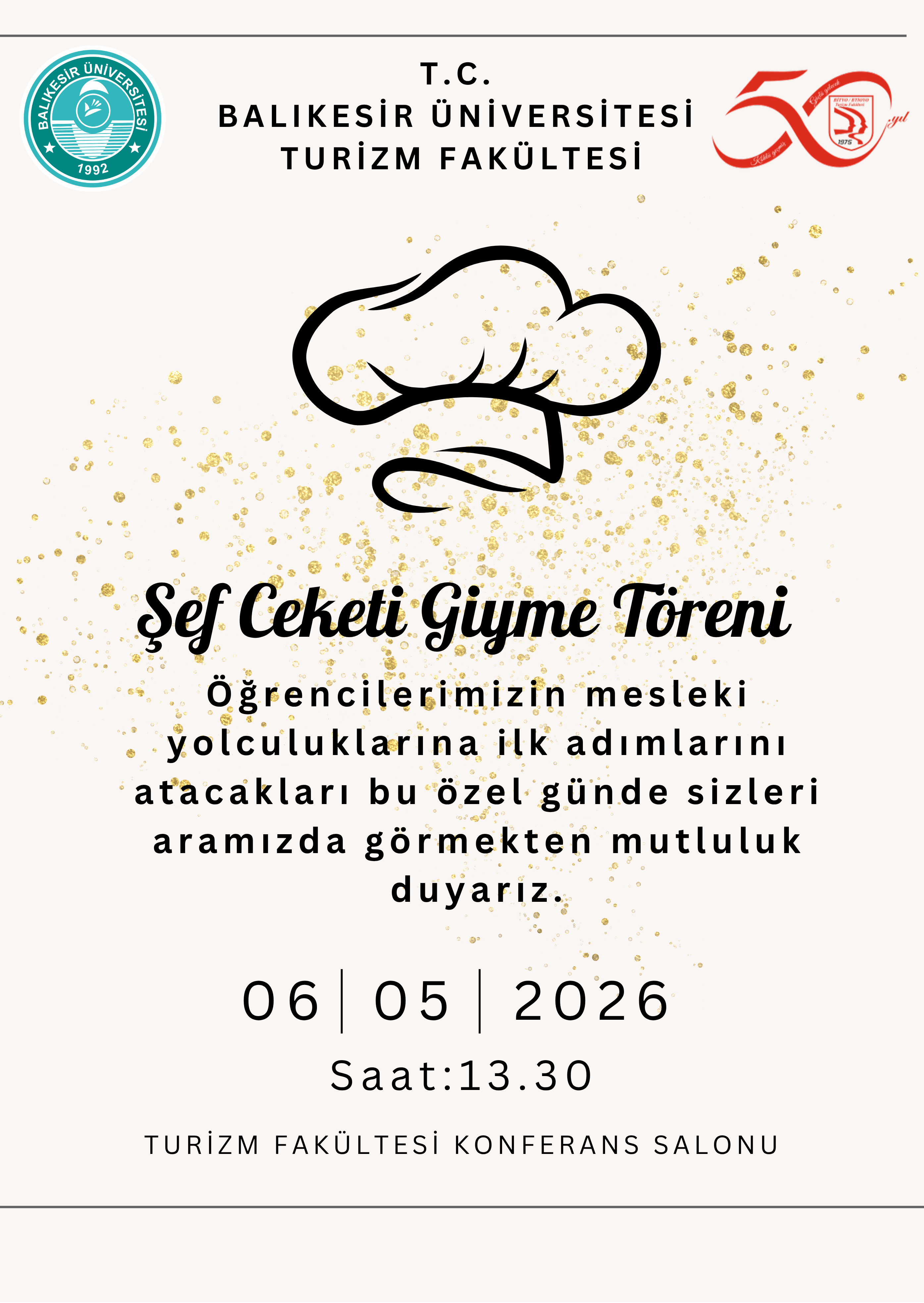 Şef Ceketi Giyme Töreni